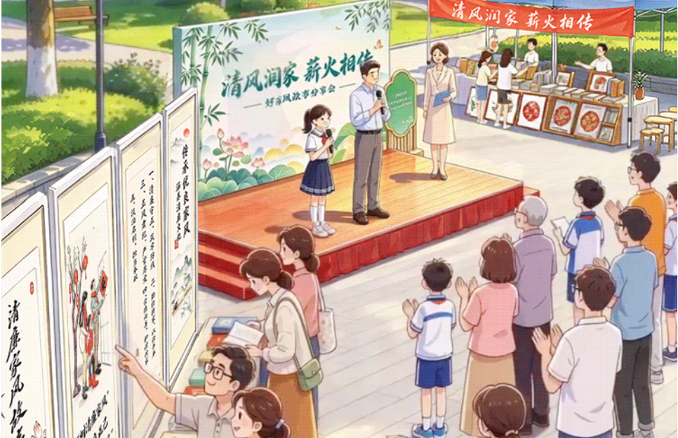 清风盈庭宇·廉韵书香传家远