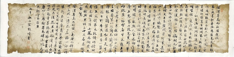 《徐渭墨花九段图》郑晴1.jpg