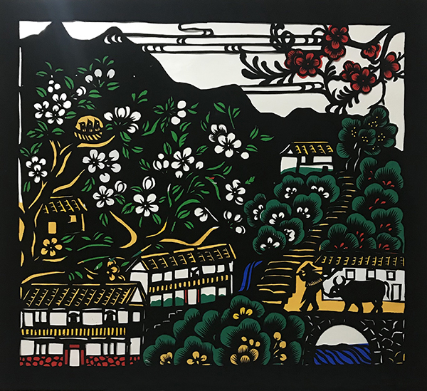 当套色剪纸遇上"清廉"